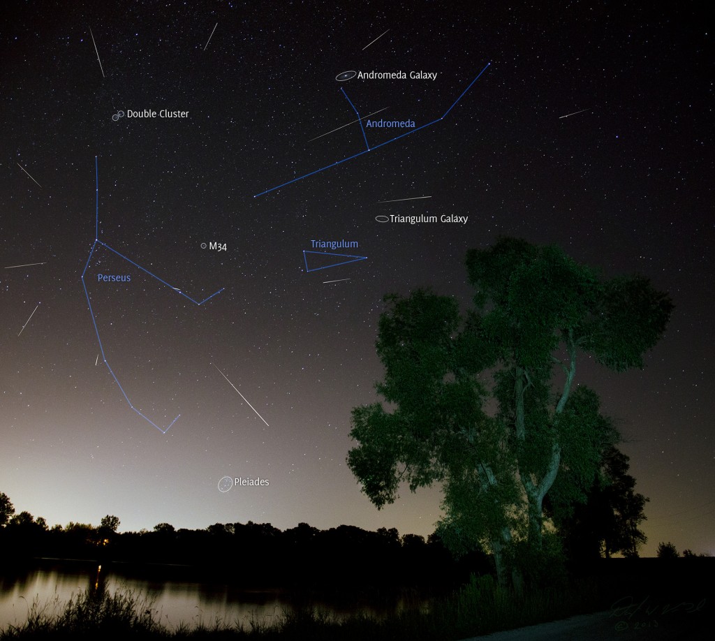 Perseid Meteors Over Ontario