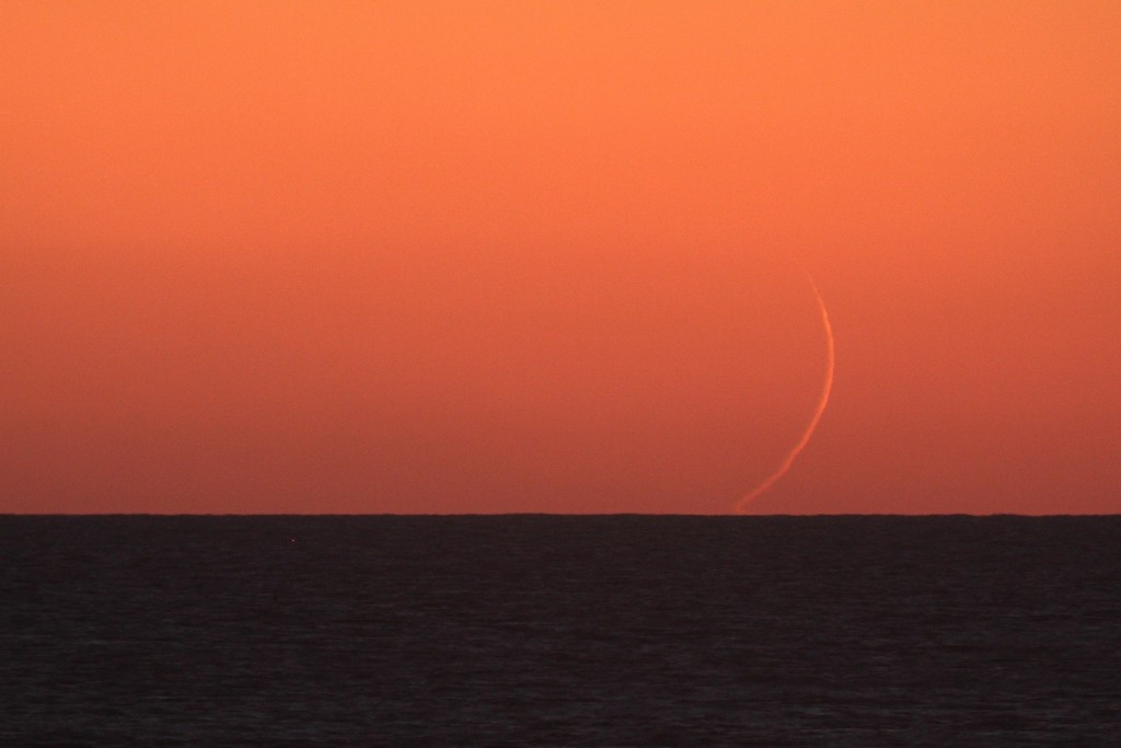 Moonset from Taiwan