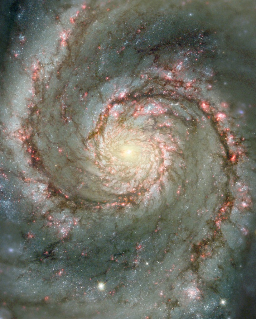 M51: The Whirlpool Galaxy in Dust and Stars