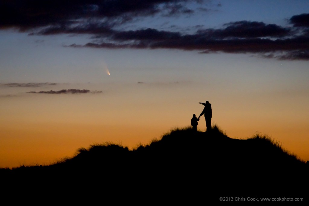 Comet PANSTARRS Just After Sunset